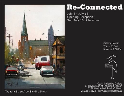 Re-Connected show at the Coast Collective
